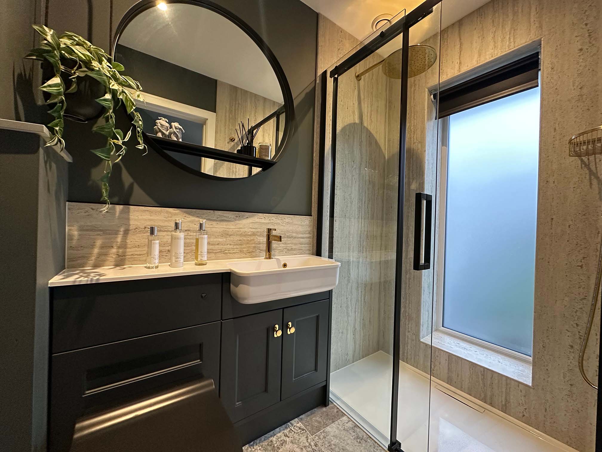 Halton Property Services; Large Shower Enclosure, Shower Panel Wall Coverings