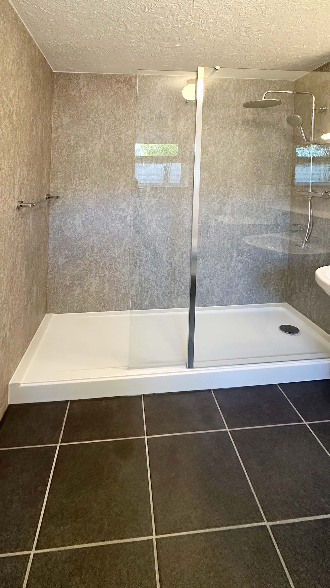 Halton Property Services; Large Shower Enclosure, Shower Panel Wall Coverings
